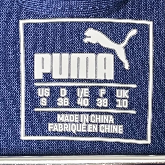 PUMA Golf Quarter Zip Popover Shirt Pleated Cuff Thumbhole Athleisure - Picture 9 of 11